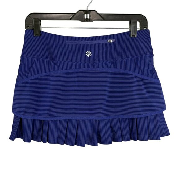Athleta Purple Striped Good Match Tennis Skort Women's Size Small - Picture 2 of 6